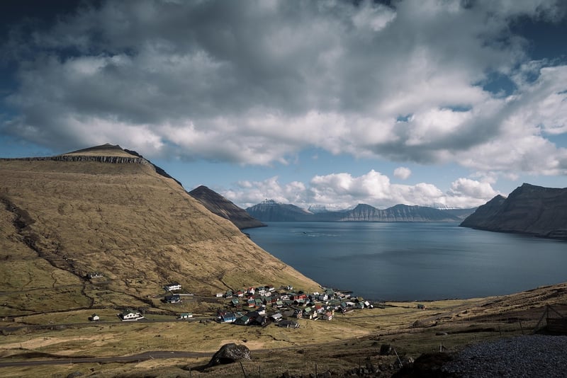 Scenic view of the Faroe Islands
